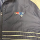 New England Patriots Graphic Windbreaker | Size X-Large | Vintage 2000s NFL Football Blue Windbreaker Jacket |