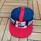 New York Giants Super Bowl XXI World Champs Graphic Hat | Snap Back | Vintage 1980s NFL Football Blue Cap |