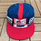 New York Giants Super Bowl XXI World Champs Graphic Hat | Snap Back | Vintage 1980s NFL Football Blue Cap |