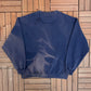 United States of America Graphic Crewneck | Size X-Large | Vintage 1990s Tourist Blue Sweater |