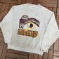 Washington Redskins Graphic Crewneck | Size X-Large | Vintage 1990s NFL Football Distressed Grey Sweater |