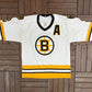 Boston Bruins Cam Neely Hockey Jersey | Size Medium | Vintage 1990s NHL Hockey CCM White Jersey |