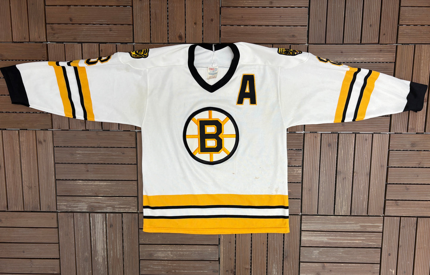 Boston Bruins Cam Neely Hockey Jersey | Size Medium | Vintage 1990s NHL Hockey CCM White Jersey |