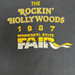 Minnesota State Fair 1987 Graphic Tee | Size X-Large | Vintage 1980s Promotional Black T-Shirt |