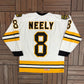 Boston Bruins Cam Neely Hockey Jersey | Size Medium | Vintage 1990s NHL Hockey CCM White Jersey |