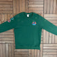 Lacoste LIVE Stitched Graphic Tee | Size XX-Large | Branded 2000s Green Sweater |