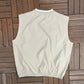 PGA Tour Golf Embroidered Vest | Size X-Large | Vintage 2000s Golf Beige Windbreaker |