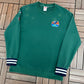 Lacoste LIVE Stitched Graphic Tee | Size XX-Large | Branded 2000s Green Sweater |