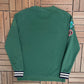 Lacoste LIVE Stitched Graphic Tee | Size XX-Large | Branded 2000s Green Sweater |