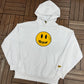 Drew House Mascot Graphic Hoodie | Size Large | Designer Branded White Sweater |