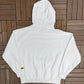 Drew House Mascot Graphic Hoodie | Size Large | Designer Branded White Sweater |