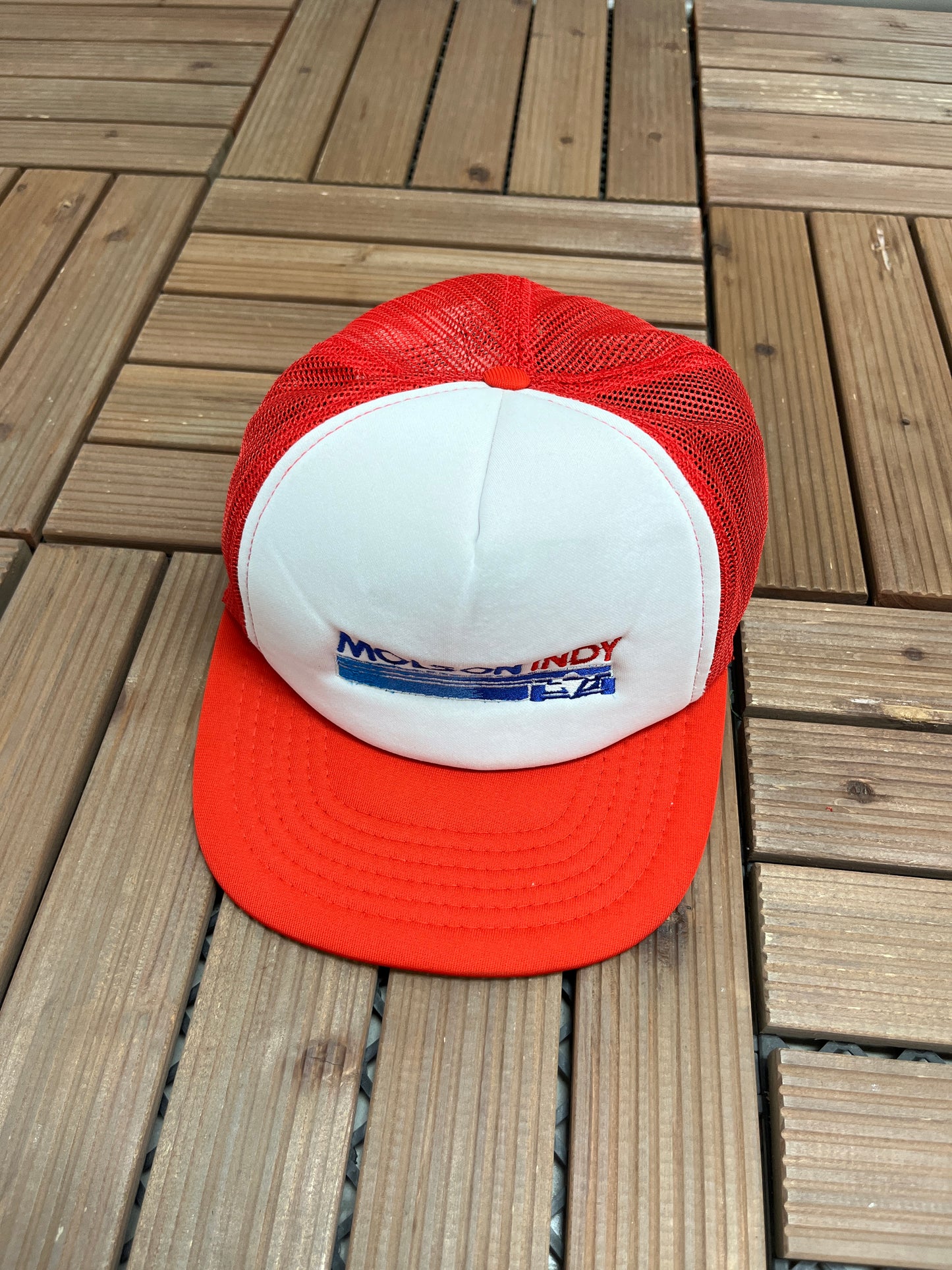 Molson Indy Grand Prix of Toronto Graphic Hat | Snap Back | Vintage 1980s Racing White Cap |