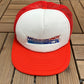 Molson Indy Grand Prix of Toronto Graphic Hat | Snap Back | Vintage 1980s Racing White Cap |