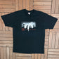 Eagles Farewell Tour 2003 Graphic Tee | Size X-Large | Vintage 2000s Rock Band Black T-Shirt |