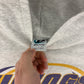 Minnesota Vikings Graphic Hoodie | Size Large | Vintage 2000s NFL Football Grey Sweatshirt |