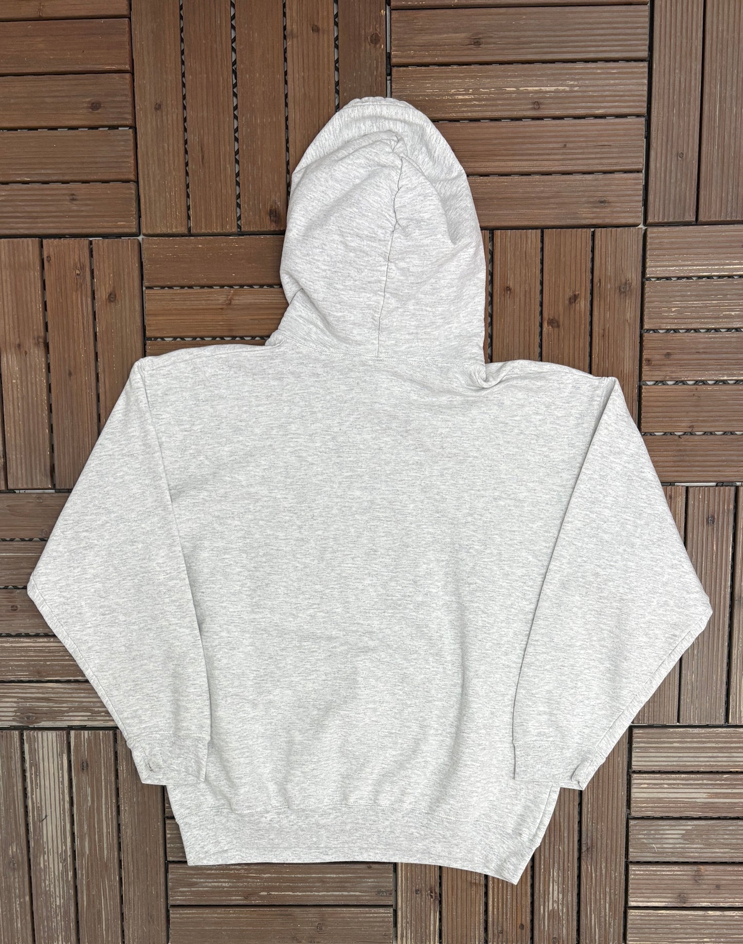 Minnesota Vikings Graphic Hoodie | Size Large | Vintage 2000s NFL Football Grey Sweatshirt |