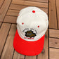 Madison Mad Dogs Embroidered Hat | Snap Back | Vintage 1990s Indoor Football League IFL White Cap |