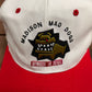 Madison Mad Dogs Embroidered Hat | Snap Back | Vintage 1990s Indoor Football League IFL White Cap |