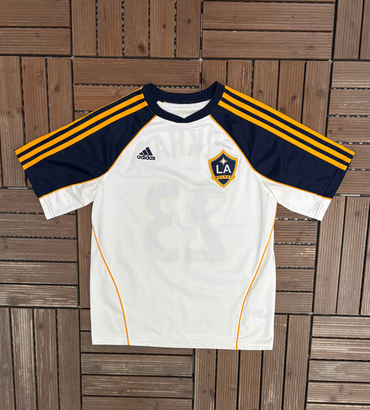 LA Galaxy David Beckham Kit | Size Small | Vintage Y2K White Soccer Jersey |