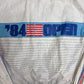 1984 US Open Tennis Graphic Windbreaker | Size X-Large | Vintage 1980s Tennis White Windbreaker |