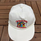 Oldsmobile Scramble Golf Graphic Hat | Snap Back | Vintage 1990s Golf White Cap |