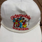 Oldsmobile Scramble Golf Graphic Hat | Snap Back | Vintage 1990s Golf White Cap |
