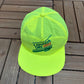 Canada Dry Lemon Ginger Ale Graphic Hat | Snap Back | Vintage 1990s Promotional Neon Cap |