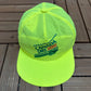 Canada Dry Lemon Ginger Ale Graphic Hat | Snap Back | Vintage 1990s Promotional Neon Cap |