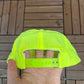 Canada Dry Lemon Ginger Ale Graphic Hat | Snap Back | Vintage 1990s Promotional Neon Cap |