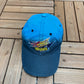 Rock 'n' Roller Coaster Aerosmith Graphic Hat | Metal Clasp | Vintage 1990s Disney Blue Cap |