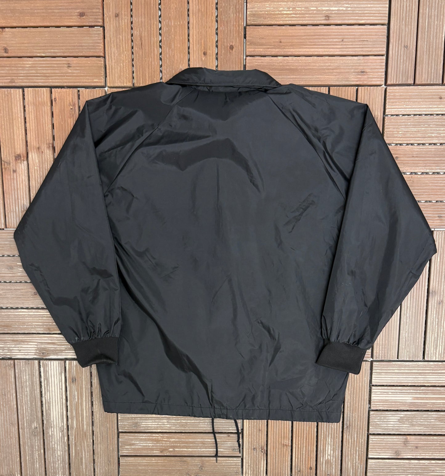 Ottawa Lynx Charter Member Embroidered Jacket | Size Large | Vintage 1990s MiLB Black Jacket |