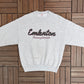 Emlenton, Pennsylvania Graphic Crewneck | Size Large | Vintage 1990s Tourist Promotional Grey Sweater |