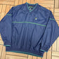 Eddie Bauer Golf Graphic Windbreaker | Size Medium | Vintage 1990s Golf Blue Windbreaker |