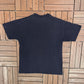 Pittsburgh Penguins Graphic Tee | Size Medium | Vintage 1990s NHL Hockey Black T-Shirt |