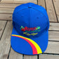 Jasper Motorsports NASCAR Graphic Hat | Snap Back | Vintage 2000s Colourful Blue Cap |