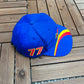 Jasper Motorsports NASCAR Graphic Hat | Snap Back | Vintage 2000s Colourful Blue Cap |