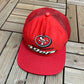 San Francisco 49ers Graphic Hat | Snap Back | Vintage 1990s NFL Football Red Cap |