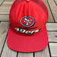 San Francisco 49ers Graphic Hat | Snap Back | Vintage 1990s NFL Football Red Cap |