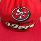 San Francisco 49ers Graphic Hat | Snap Back | Vintage 1990s NFL Football Red Cap |