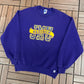 James Madison Dukes Graphic Crewneck | Size Medium | Vintage 1990s College Purple Sweater |