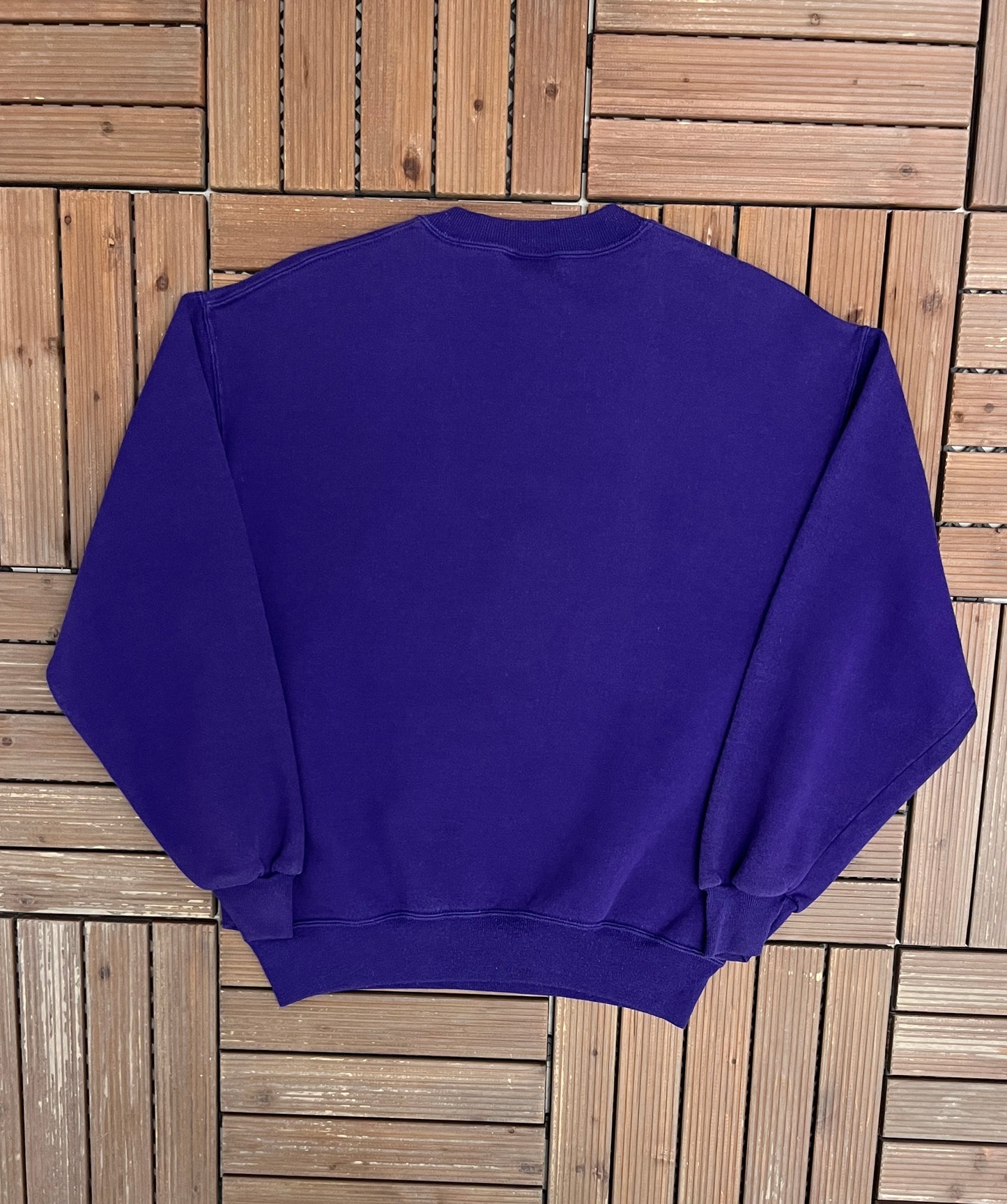 James Madison Dukes Graphic Crewneck | Size Medium | Vintage 1990s College Purple Sweater |