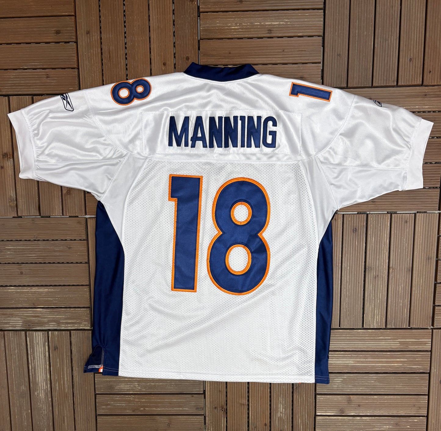 Denver Broncos Peyton Manning Football Jersey | Size Large | Vintage 2000s NFL Football Jersey |
