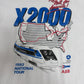 X2000 Amtrak 1993 National Tour Graphic Tee | Size X-Large | Vintage 1990s Promotional White T-Shirt |