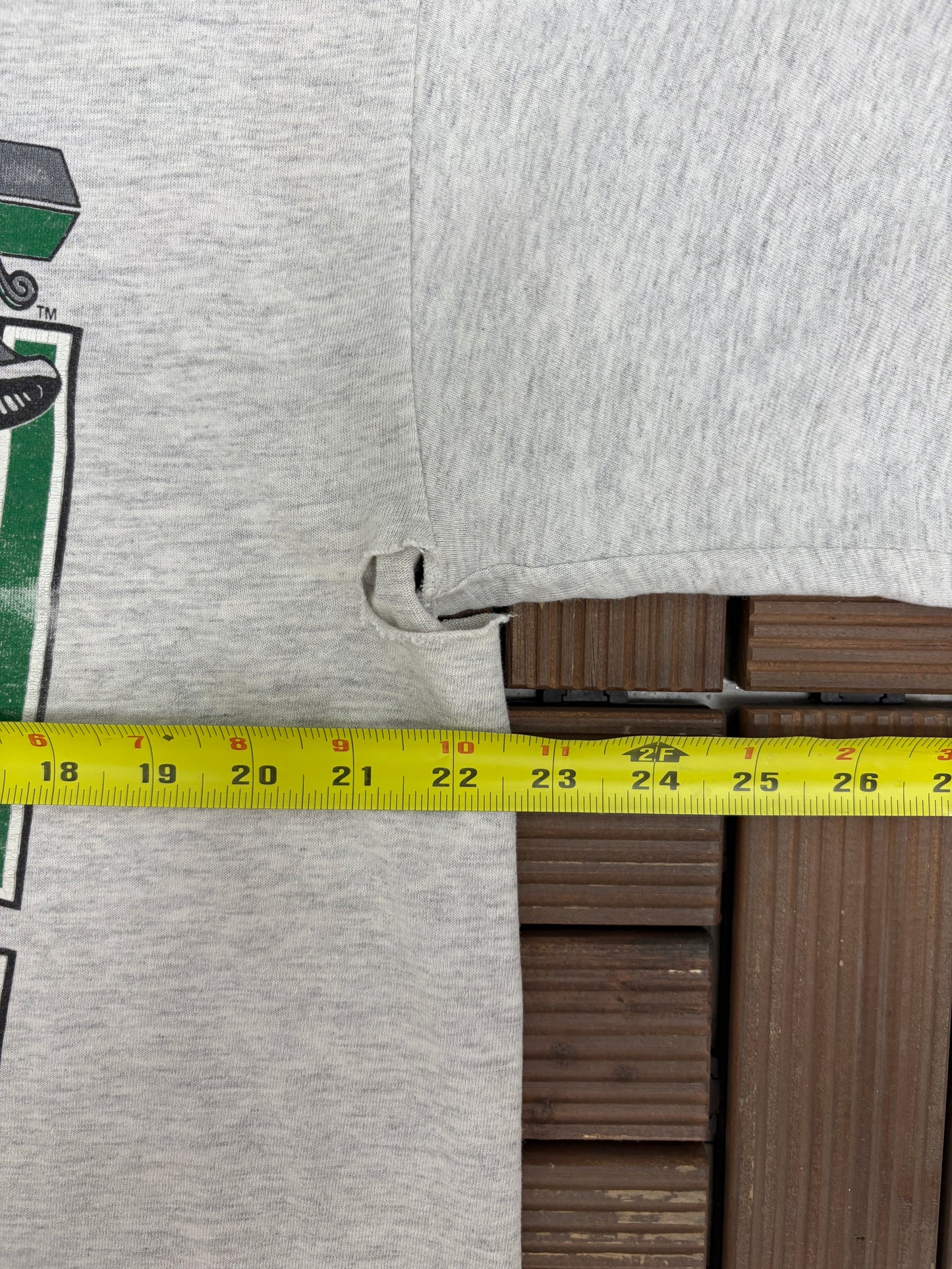 Michigan State Spartans Graphic Tee | Size X-Large | Vintage 1990s College Layered Grey T-Shirt |