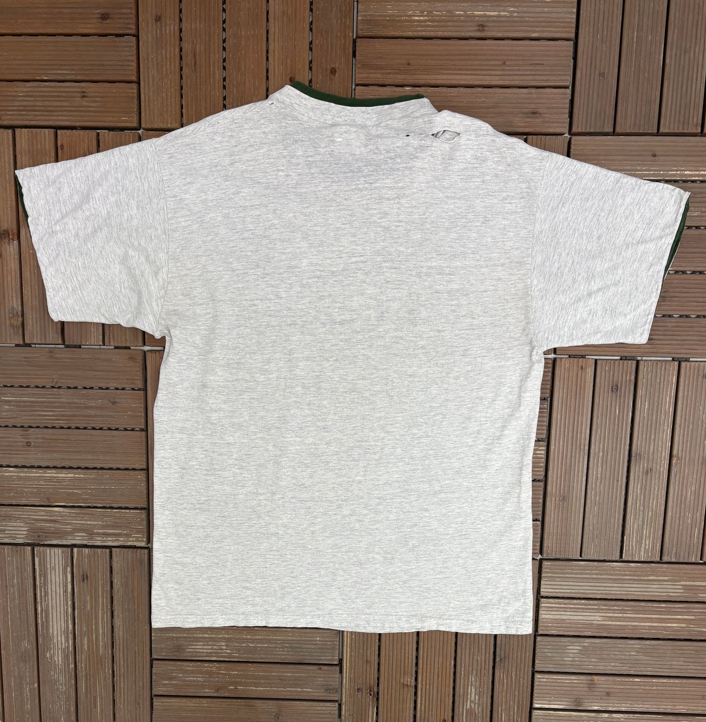 Michigan State Spartans Graphic Tee | Size X-Large | Vintage 1990s College Layered Grey T-Shirt |