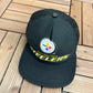 Pittsburgh Steelers Graphic Hat | Snap Back | Vintage 1990s NFL Football Black Cap |