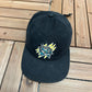 Affiliate Hockey Team Graphic Hat | Metal Clasp | Vintage 1990s Minor Hockey Blue Cap |