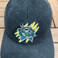 Affiliate Hockey Team Graphic Hat | Metal Clasp | Vintage 1990s Minor Hockey Blue Cap |