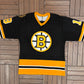 Boston Bruins John Wensink Hockey Jersey | Size Large | Vintage 1980s NHL Hockey Black Jersey |