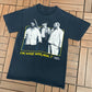The Three Stooges Oh, Wise Guys, Huh? Graphic Tee | Size Medium | Vintage 1980s Comedy Group Black T-Shirt |